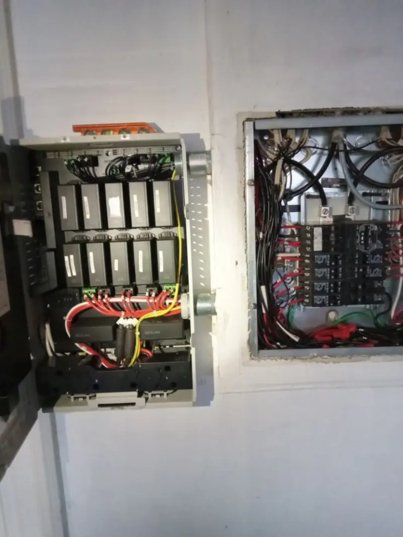 Electrical panel upgrade completed for Security Camera Wiring in Palmdale